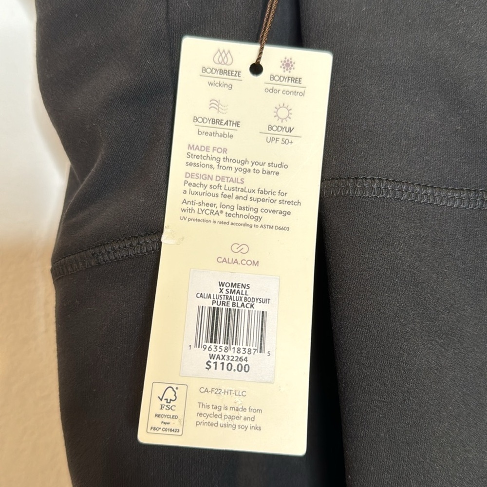 Calia Lustralux Bodysuit XS - Picture 6 of 7